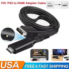 For Sony PS1 PS2 to HDMI Adapter Cable Game Console Audio Video Converter Cable picture