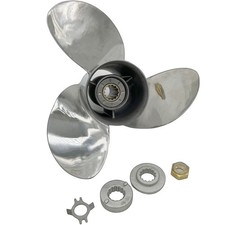 Propeller 10 3/8x14 for Mercury 25-70HP Stainless Steel Prop 13 Tooth 10.4X14 picture