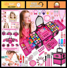 99 Pcs Kids Makeup Kit for Girls - Real Washable Cosmetics Set, Princess Toys picture