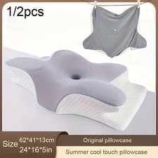 Cervical Pillowcase For Neck Pain Relief Orthopedic Neck Support Pillow for Side picture