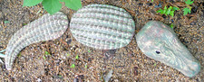 Alligator gator concrete mold 070 abs plastic 34