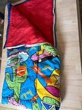 Nickelodeon Ren & Stimpy Kids Rectangular Zip Sleeping Bag Polyester Washable picture