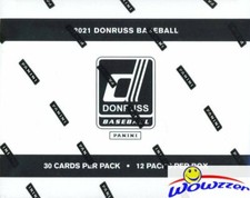 2021 Donruss Baseball MASSIVE Factory Sealed JUMBO FAT CELLO Box-360 Cards-HOLOS picture