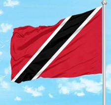 TRINIDAD AND TOBAGO FLAG 3X5 TRINIDAD Banner Grommets Polyester picture