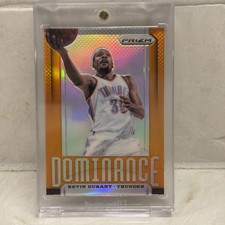 Panini Prizm 2013-14 Kevin Durant Thunder Dominance Orange Prizm #3 /60  picture