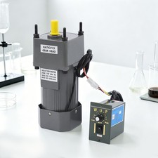 250W 110V AC Gear Reduction Motor Electric+Variable Speed Control Reversible New picture