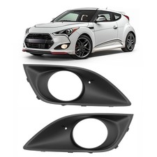 Front LH&RH Fog Light Lamp Cover Cap Bezel For Hyundai Veloster Turbo 2013-2016 picture