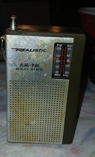 Vintage Realistic AM-FM Solid State Pocket Radio,  Radio Shack, Works picture