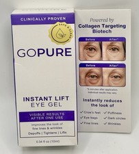 GOPURE Instant Lift Eye Gel 0.34 fl oz / 10ml - Brand New In Box - Exp 04/2029 picture