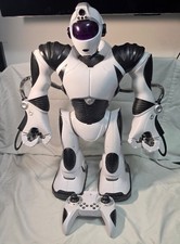 22” WowWee White Robosapien 2005 with Remote (Needs Repair/Doesn't Power On) picture