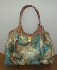 Brahmin Celia Bird Of Paradise  Hobo Leather Bag picture