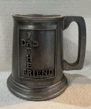 Vintage Wilton Armetale Pewter Tankard Stein Mug “Father Dad Friend
