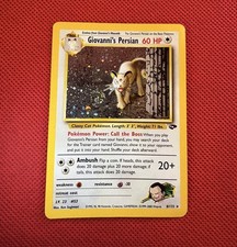 Giovanni's Persian Gym Challenge Holo Rare 8/132 MP 🌀 picture