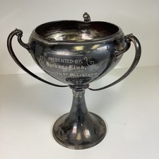 1915 Wallace Bros Silver Plate Debate Trophy Spokane North Central Lewis Clark picture