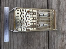 Vintage Lockheed Martin 63E901684G7 Logic Module Circuit Board Gold Etched picture