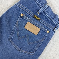 Wrangler 13MWZ Men Jeans 34x30 (32x30) Cowboy Cut Original Fit USA Vintage Denim picture