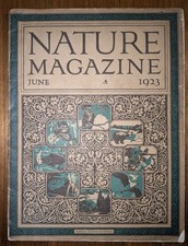 1923 Nature Magazine June, Issue Great Condition.  picture