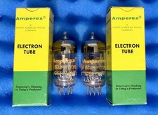TWO Amperex ECC88 6DJ8 Tubes/ NOS /Amplitrex Tested💯/ Germany Orange Globe Cup picture