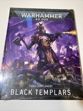 War Hammer 40,000 Codex Supplement Black Templars - Brand New Sealed picture