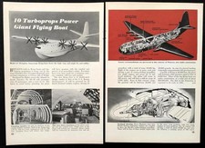 Saunders-Roe SR.45 Princess Flying Boat 1949 pre-flight pictorial picture