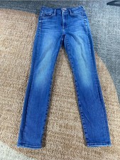 Mother High Waisted Looker Blue Denim Jeans 26 Small picture
