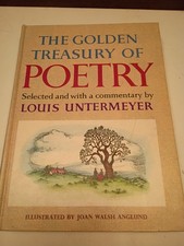 Vintage 1967 The Golden Treasury of Poetry Louis Untermeyer Joan Walsh Anglund picture