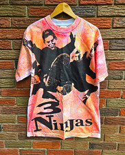 Vintage 3 Ninjas Movie Poster Print T Shirt picture