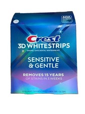 Crest 3D Whitestrips Sensitive Gentle 15 Yrs Stains 3 Weeks Exp 05/28 picture