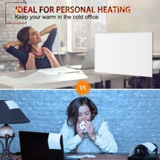 600W Infrared Radiant Heater Electric Infrared Heater Panel Instant Heat Indoor picture