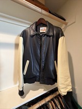 Vintage “Excelled” Classic Bomber Jacket in Ultra Soft Quality Leather  Size M picture