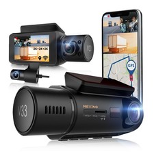 Rexing V33 3 Channel 1440p Dashcam, Front Cabin & Rear Camera, GPS, Parking Mode picture