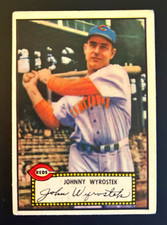Topps 1952 Topps - Johnny Wyrostek #13 Cincinnati Reds Base Set RED Back picture