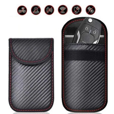 Faraday Bag for Key Fob Car RFID Signal Blocking Pouch Protector Anti-theft picture