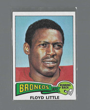 1975 Topps #132 FLOYD LITTLE Broncos EX/MT HOF Legend ***FREE Shipping*** picture