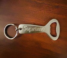 Supreme Bottle Opener Keychain Silver Metal, FW24, New York 2024 picture