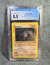 WOTC Pokemon TCG Houndour Neo Discovery 5/75 Holo Rare 50HP Eng 2001 CGC 8.5 picture