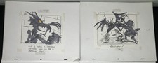 FAERIES 1981 Original CBS Storyboard Pair Brian Froud Shadow Speech Sequence COA picture