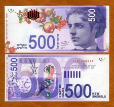 Israel, 500 New Shekels, Private Issue, Fantasy, 2025 Emma Lazarus picture