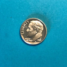1981 S  Roosevelt  Proof Dime  picture