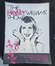 Hayley Williams Hollywood Bowl Show 2026 Tour Poster Print Los Angeles LA #’D picture
