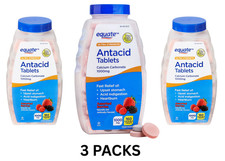 Equate Ultra-Strength Antacid Tablets, 1000 mg, Assorted Berries, 160 CT x 3 PK picture