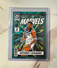 2024-25 Panini Optic - Anthony Edwards Net Marvels - Green International /25 picture