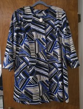 Kasper- Cobalt multi color jacket and skirt Size 16w New with tags. picture