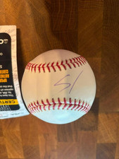WWE WOMANS CHAMPION Stephanie Vaquer SOGNED OML BASEBALL WIGH JSA COA picture