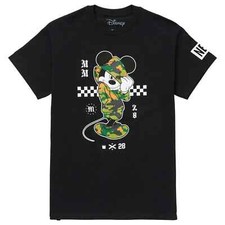 Neff x Disney Mens Mickey Mouse Hype Black Tee Shirt NWT S, M, L, XL picture