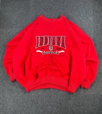 Star Player Indiana Hoosiers Sweatshirt Size XL Red Embroidered College picture