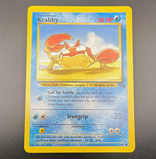 Wizards of the Coast Krabby Fossil 51/62 Unlimited Regular Common English 50 HP picture
