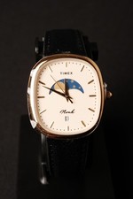 NOAH x Timex Oval Moon Phase TW2Y62400 Black Gold Unworn Box picture