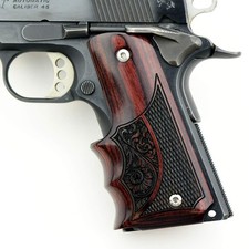 Altamont 1911 Grips - Fingergroove - Full Size 1911 Real Wood Gun Grips w. Am... picture
