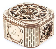 UGears Treasure Box Wooden 3D Model. Mod. 70031. picture